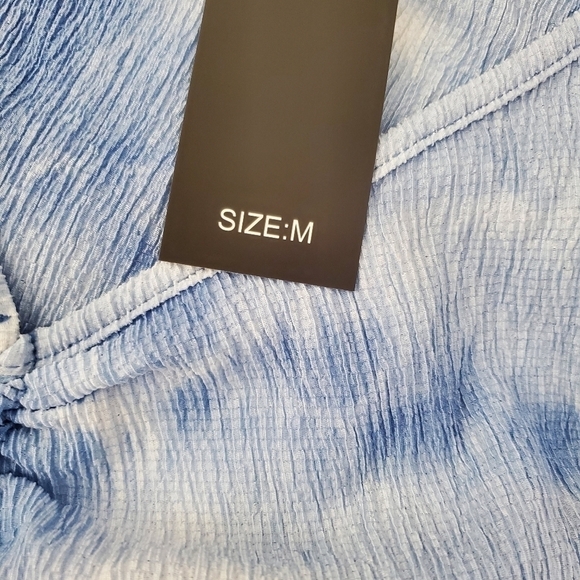 New! Saints 21 ruched front tie dye tank top. Size Medium. - Picture 7 of 8